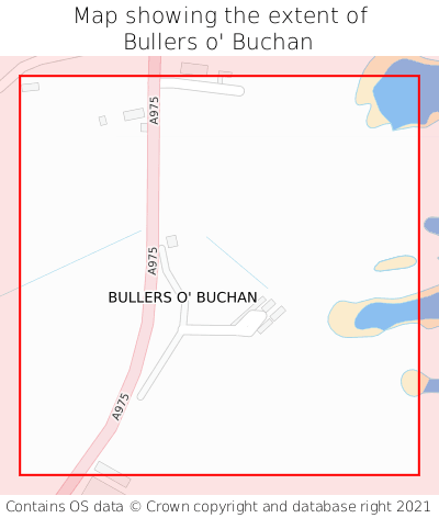 Map showing extent of Bullers o' Buchan as bounding box