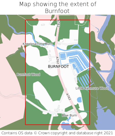 Where Is Burnfoot Burnfoot On A Map