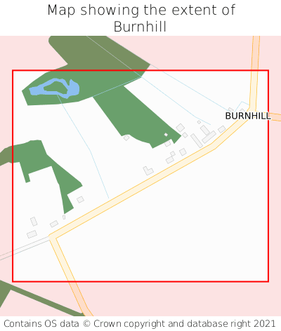Map showing extent of Burnhill as bounding box
