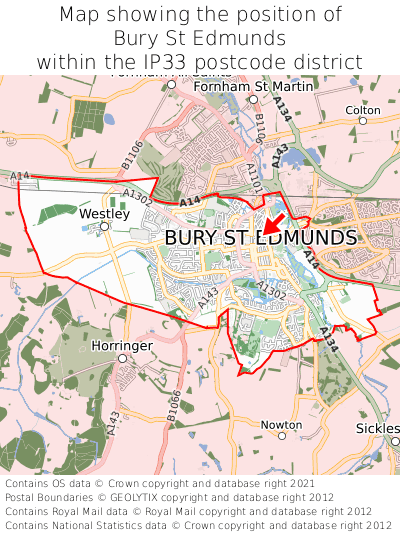 Map Of Bury St Edmunds Where Is Bury St Edmunds? Bury St Edmunds On A Map