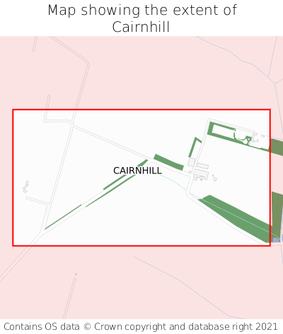 Map showing extent of Cairnhill as bounding box