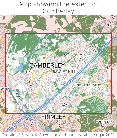 Camberley Town Centre Map Where Is Camberley? Camberley On A Map