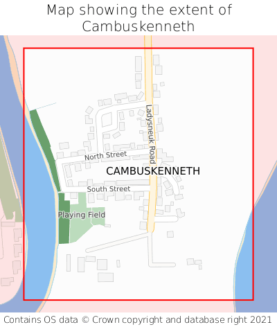 Map showing extent of Cambuskenneth as bounding box