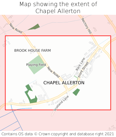 Map showing extent of Chapel Allerton as bounding box