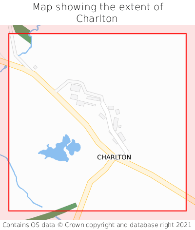 Map showing extent of Charlton as bounding box