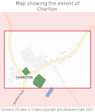 Map showing extent of Charlton as bounding box