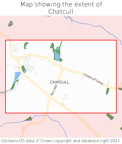 Map showing extent of Chatcull as bounding box