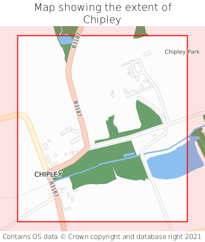 Map showing extent of Chipley as bounding box