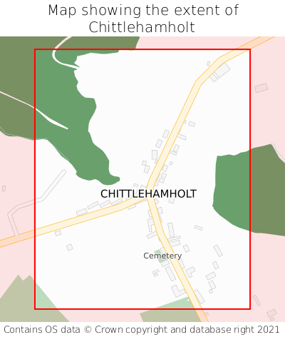 Map showing extent of Chittlehamholt as bounding box