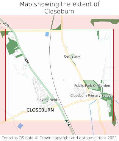 Map showing extent of Closeburn as bounding box