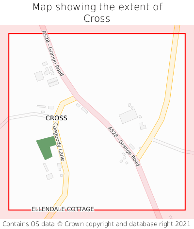 Where is Cross? Cross on a map