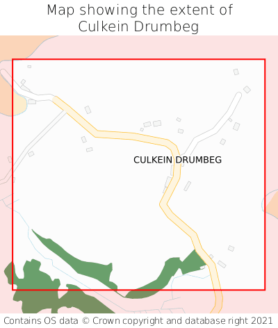 Map showing extent of Culkein Drumbeg as bounding box
