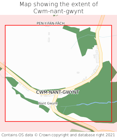 Map showing extent of Cwm-nant-gwynt as bounding box