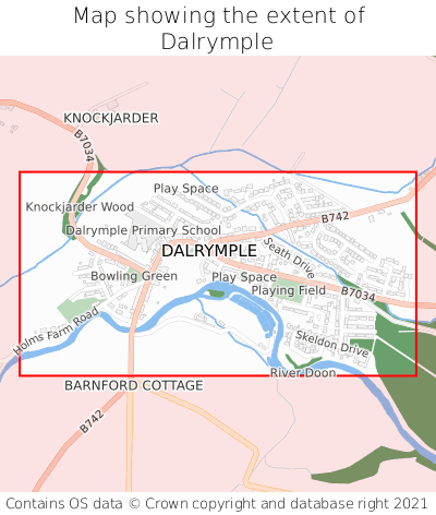 Map showing extent of Dalrymple as bounding box