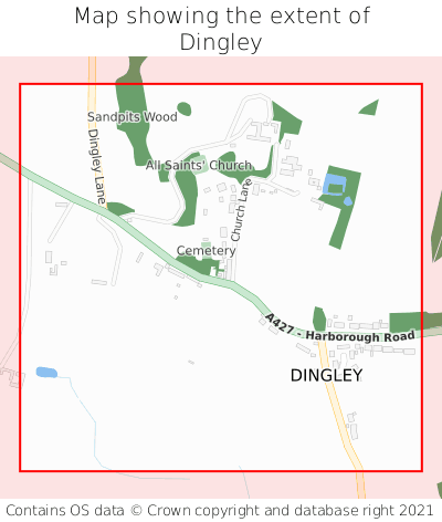 Map showing extent of Dingley as bounding box