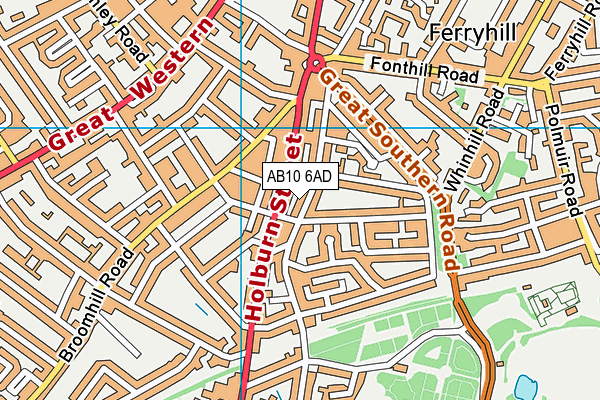 AB10 6AD map - OS VectorMap District (Ordnance Survey) AB10 6AD map - OS VectorMap District (Ordnance Survey)