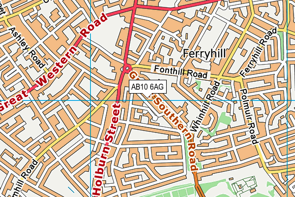 AB10 6AG map - OS VectorMap District (Ordnance Survey) AB10 6AG map - OS VectorMap District (Ordnance Survey)