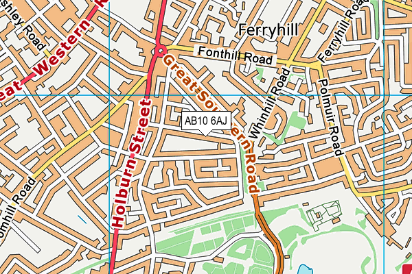 AB10 6AJ map - OS VectorMap District (Ordnance Survey) AB10 6AJ map - OS VectorMap District (Ordnance Survey)