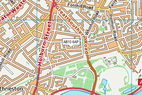 AB10 6AP map - OS VectorMap District (Ordnance Survey) AB10 6AP map - OS VectorMap District (Ordnance Survey)