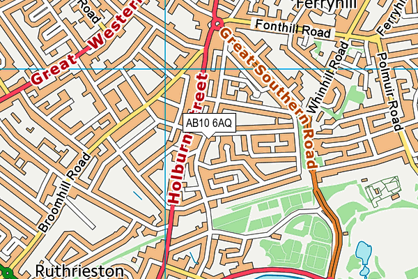 AB10 6AQ map - OS VectorMap District (Ordnance Survey) AB10 6AQ map - OS VectorMap District (Ordnance Survey)