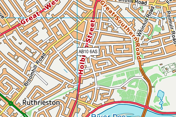 AB10 6AS map - OS VectorMap District (Ordnance Survey) AB10 6AS map - OS VectorMap District (Ordnance Survey)