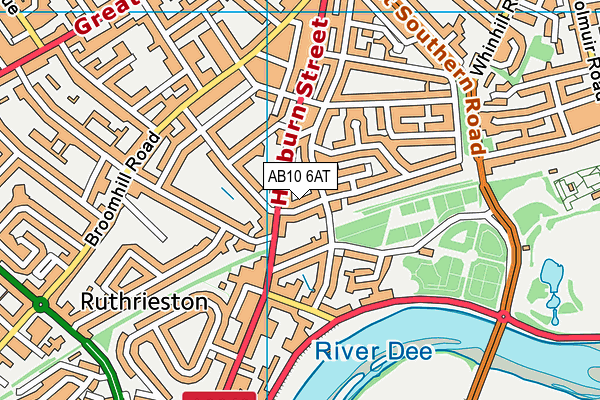 AB10 6AT map - OS VectorMap District (Ordnance Survey) AB10 6AT map - OS VectorMap District (Ordnance Survey)