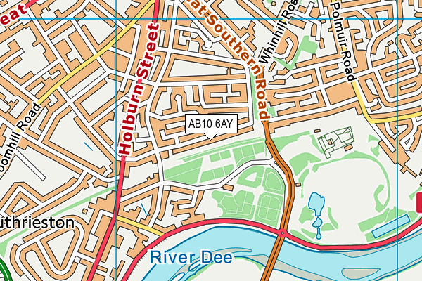 AB10 6AY map - OS VectorMap District (Ordnance Survey) AB10 6AY map - OS VectorMap District (Ordnance Survey)