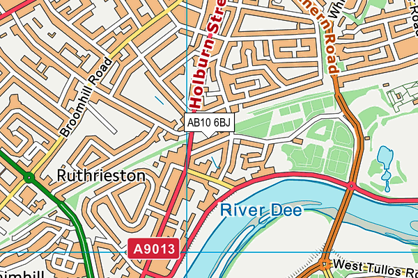 AB10 6BJ map - OS VectorMap District (Ordnance Survey) AB10 6BJ map - OS VectorMap District (Ordnance Survey)