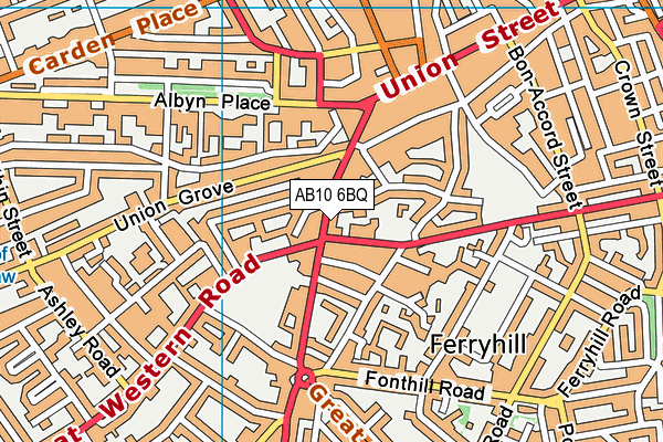 AB10 6BQ map - OS VectorMap District (Ordnance Survey) AB10 6BQ map - OS VectorMap District (Ordnance Survey)