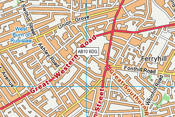 AB10 6DG map - OS VectorMap District (Ordnance Survey) AB10 6DG map - OS VectorMap District (Ordnance Survey)