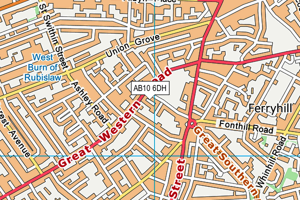 AB10 6DH map - OS VectorMap District (Ordnance Survey) AB10 6DH map - OS VectorMap District (Ordnance Survey)