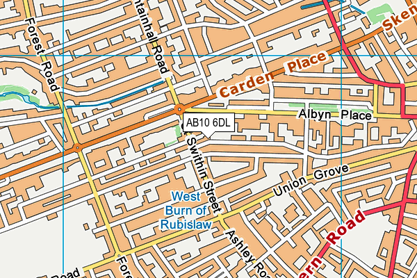 AB10 6DL map - OS VectorMap District (Ordnance Survey) AB10 6DL map - OS VectorMap District (Ordnance Survey)