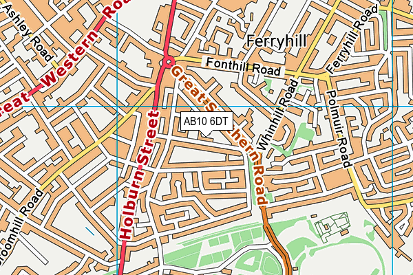 AB10 6DT map - OS VectorMap District (Ordnance Survey) AB10 6DT map - OS VectorMap District (Ordnance Survey)