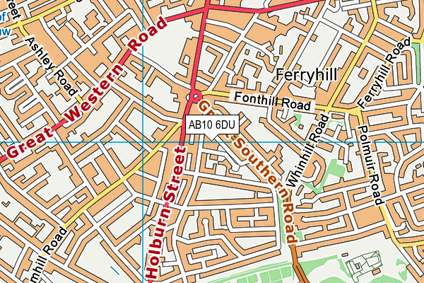 AB10 6DU map - OS VectorMap District (Ordnance Survey) AB10 6DU map - OS VectorMap District (Ordnance Survey)
