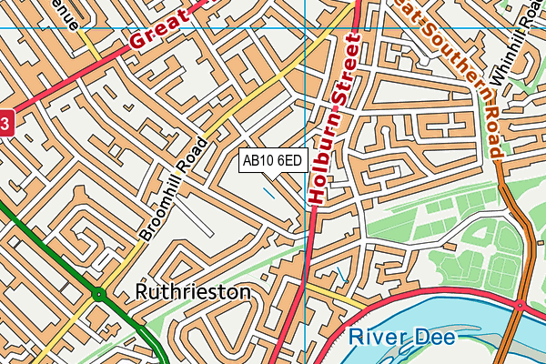 AB10 6ED map - OS VectorMap District (Ordnance Survey) AB10 6ED map - OS VectorMap District (Ordnance Survey)