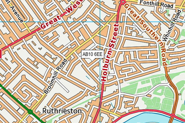 AB10 6EE map - OS VectorMap District (Ordnance Survey) AB10 6EE map - OS VectorMap District (Ordnance Survey)