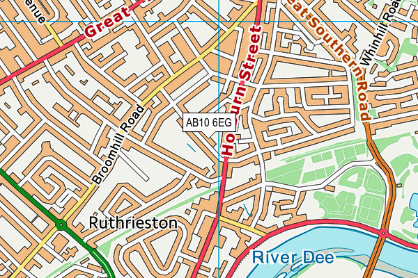AB10 6EG map - OS VectorMap District (Ordnance Survey) AB10 6EG map - OS VectorMap District (Ordnance Survey)
