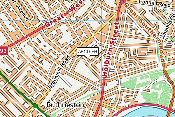 AB10 6EH map - OS VectorMap District (Ordnance Survey) AB10 6EH map - OS VectorMap District (Ordnance Survey)