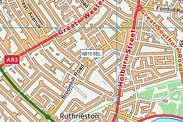 AB10 6EL map - OS VectorMap District (Ordnance Survey) AB10 6EL map - OS VectorMap District (Ordnance Survey)