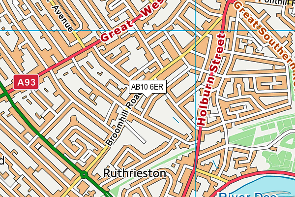 AB10 6ER map - OS VectorMap District (Ordnance Survey) AB10 6ER map - OS VectorMap District (Ordnance Survey)