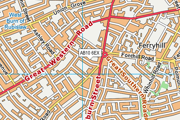 AB10 6EX map - OS VectorMap District (Ordnance Survey) AB10 6EX map - OS VectorMap District (Ordnance Survey)