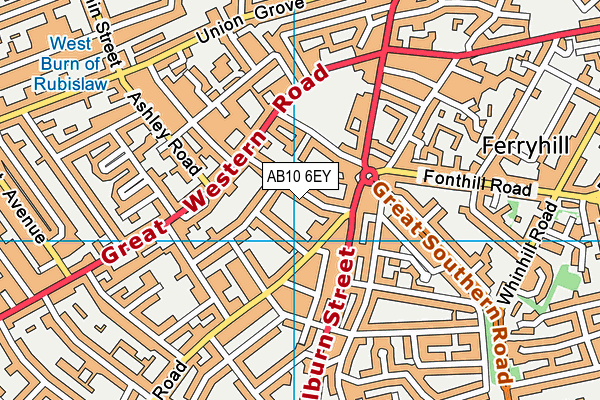 AB10 6EY map - OS VectorMap District (Ordnance Survey) AB10 6EY map - OS VectorMap District (Ordnance Survey)
