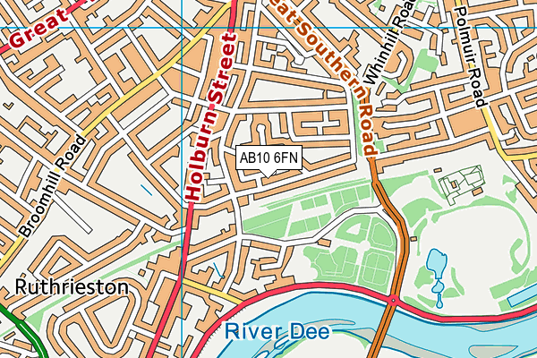 AB10 6FN map - OS VectorMap District (Ordnance Survey) AB10 6FN map - OS VectorMap District (Ordnance Survey)