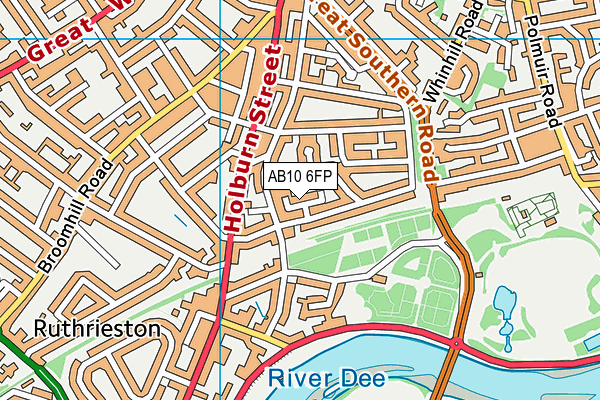 AB10 6FP map - OS VectorMap District (Ordnance Survey) AB10 6FP map - OS VectorMap District (Ordnance Survey)