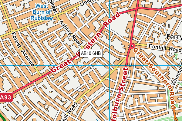 AB10 6HB map - OS VectorMap District (Ordnance Survey) AB10 6HB map - OS VectorMap District (Ordnance Survey)