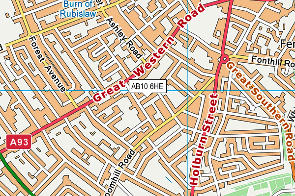 AB10 6HE map - OS VectorMap District (Ordnance Survey) AB10 6HE map - OS VectorMap District (Ordnance Survey)