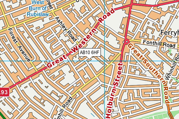 AB10 6HF map - OS VectorMap District (Ordnance Survey) AB10 6HF map - OS VectorMap District (Ordnance Survey)