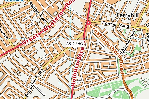 AB10 6HG map - OS VectorMap District (Ordnance Survey) AB10 6HG map - OS VectorMap District (Ordnance Survey)