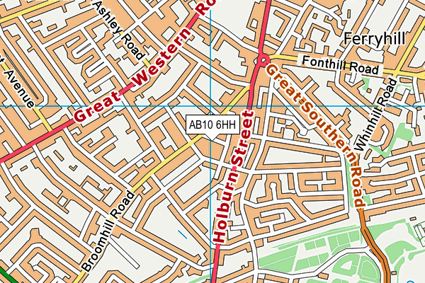 AB10 6HH map - OS VectorMap District (Ordnance Survey) AB10 6HH map - OS VectorMap District (Ordnance Survey)