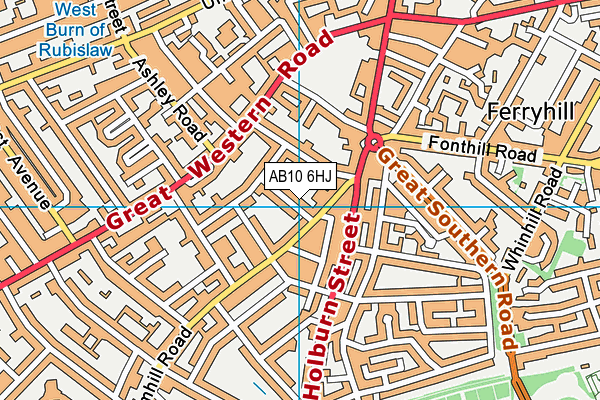 AB10 6HJ map - OS VectorMap District (Ordnance Survey) AB10 6HJ map - OS VectorMap District (Ordnance Survey)